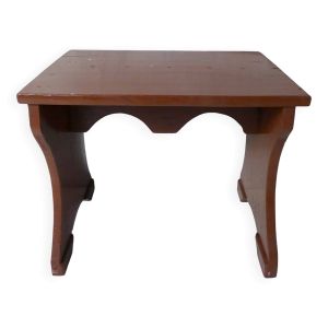 Petit banc marche pied en bois