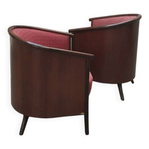 Fauteuils Baumann estampillés
