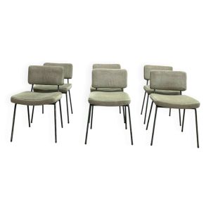 6 Chaises Design André Simard Airborne Vintage