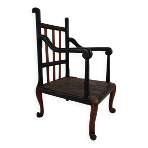 Fauteuil anglais de style chinoiserie vers 1900