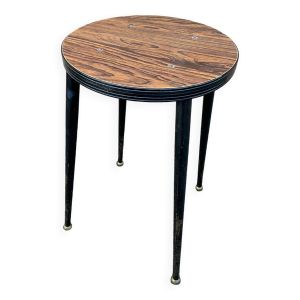 tabouret Vintage scandinave métal & formica 60s