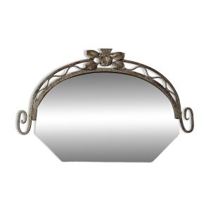 Miroir en fer martelé Art deco