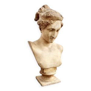 Buste à l'antique en plâtre d'après Antonio Canova, ''Hébé'', vers 1900