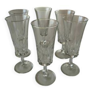 Flûtes à champagne cristal d'Arques