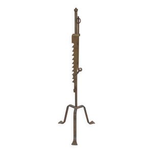 Lampadaire fer forgé brutaliste, circa 1960
