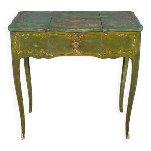 Petite Coiffeuse en Chêne Peint, style Louis XV – Fin XVIIIe