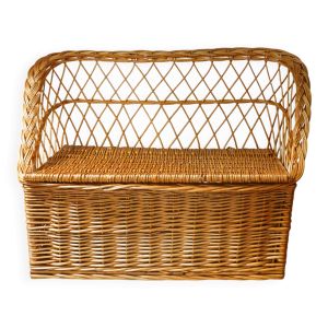 Banc coffre en rotin