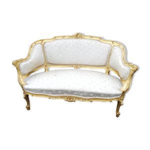 Banquette Napoléon 3 style Louis XV