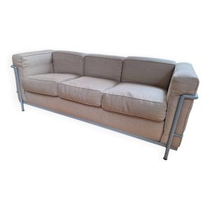 Canape LE CORBUSIER LC2  3 places Estampillé
