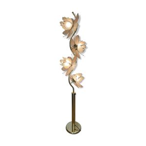 Lampadaire italien fleur de lotus