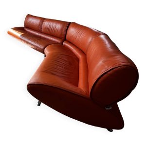 Canape vintage steiner orange 4 places