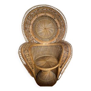 Fauteuil Emmanuelle en rotin