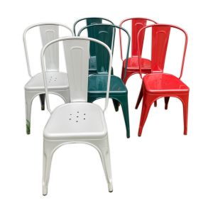 Lot de 6 chaises Tolix