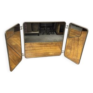 Miroir triptyque de barbier, 1960