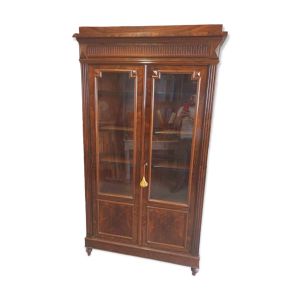 Vitrine Bibliothèque en Noyer époque Louis Philippe