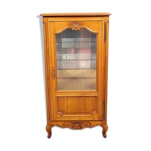 Vitrine Provencale style Louis XV en merisier époque XXeme