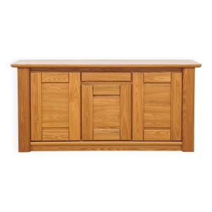 Buffet en orme design brutaliste 1980