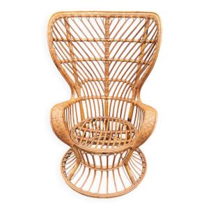 Fauteuil en rotin ''Emmanuelle