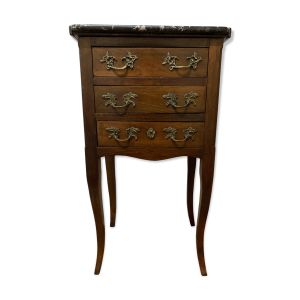 Chevet de style louis XV en noyer