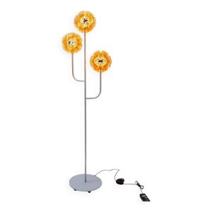 Lampadaire orange « Coral Ball » par QisDesign