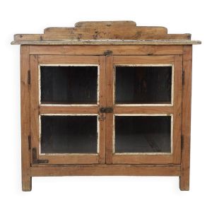 Buffet vitré en bois massif