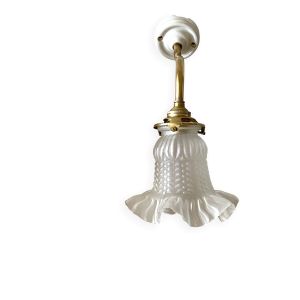 Applique tulipe col de cygne en laiton