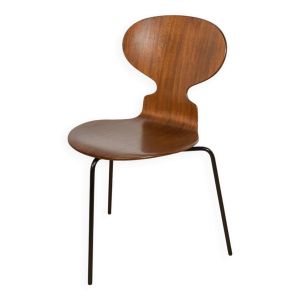 Chaise Ant Modèle 3101 en Teck par Arne Jacobsen pour Fritz Hansen, Danemark.