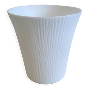 Photophore lithophanie en porcelaine