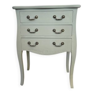 Commode arbalète verte céladon