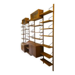 Système d'étagères modulaires en teck de Poul Cadovius, Danemark 1950-60