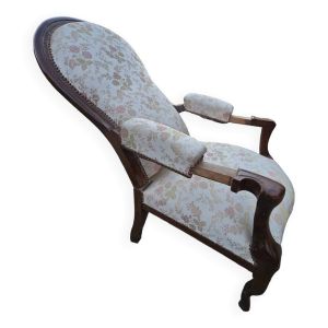 Fauteuil Voltaire XIX siècle avec dossier inclinable