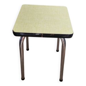 Tabouret formica jaune