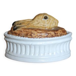 Terrine Pillivuyt, plat de service, porcelaine de Pillivuyt, plat à gratin