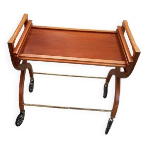 Desserte scandinave roulante