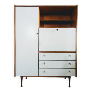 Armoire penderie commode vintage en bois