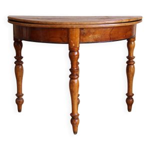 Table demi-lune Louis-Philippe