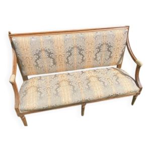 Banquette - Canapé de Boudoir en bois - Epoque Louis XVI