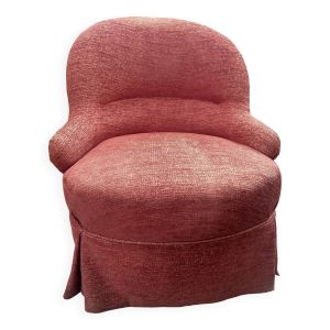 Fauteuil crapaud rouge