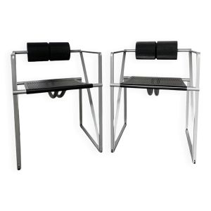 Paire de fauteuils Seconda Mario Botta pour Alias, Postmodernisme 1980s