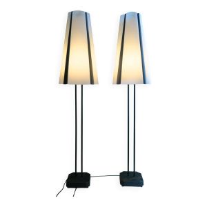 Paire de lampdaires, Ikea, vistofta, 1980