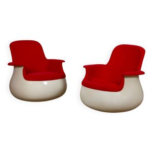 Paire de fauteuils Culbuto par Marc Held pour Knoll, 1967