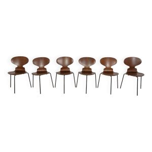 Chaise Ant Modèle 3101 en Teck par Arne Jacobsen pour Fritz Hansen, années 1970.