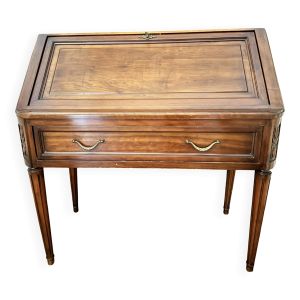 Bureau secretaire merisier massif