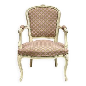 Fauteuil de style Louis XV, travail des années 70