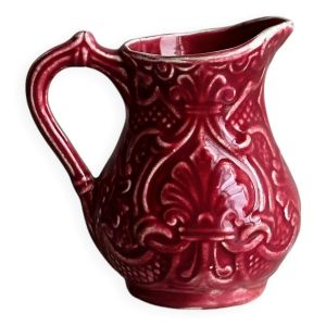 Pot à lait en céramique rouge