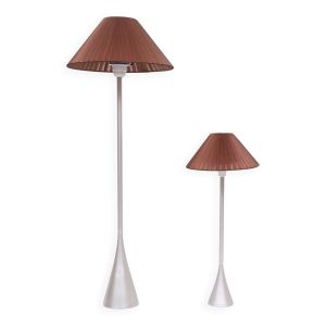 Paire de lampes de table Pascal Mourgue pour Ligne-Roset « Cinna » en aluminium moulé