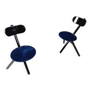 Paire de tabourets pliables de Calligaris, 1990