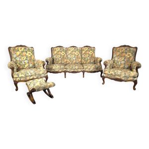 Salon en chêne de style Louis XV