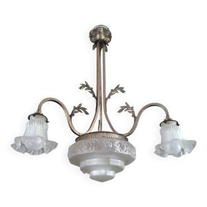 Lustre art déco, luminaire ancien