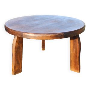 Aranjou Table basse d'appoint, Orme, France, années 1970/80